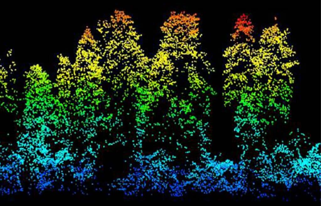 Nuage de points LiDAR