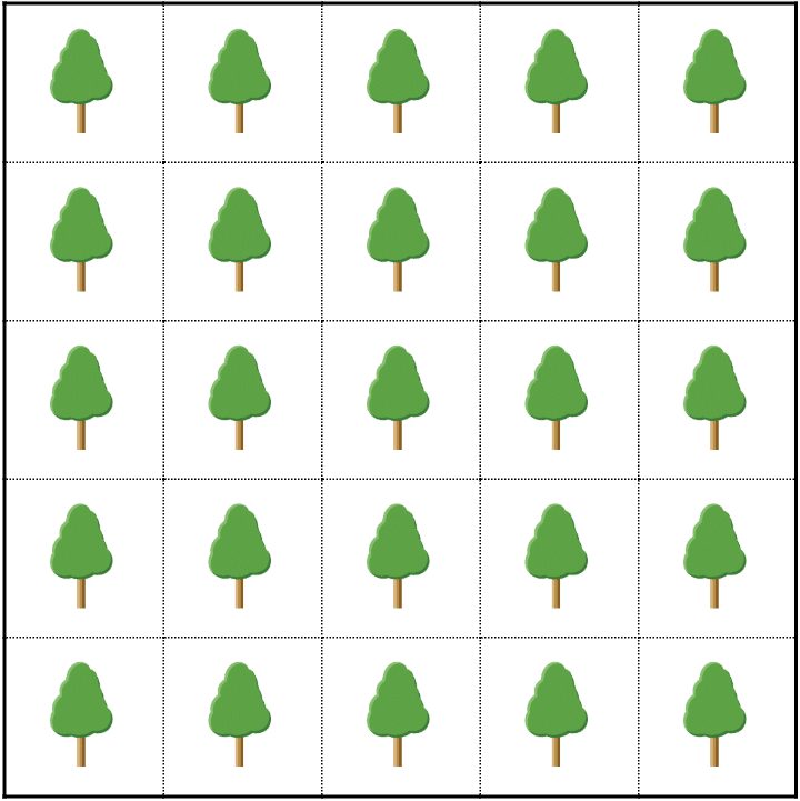 Coefficient de distribution feuillus