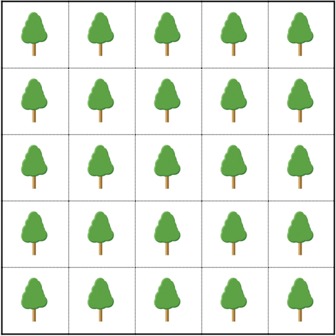 Coefficient de distribution feuillus