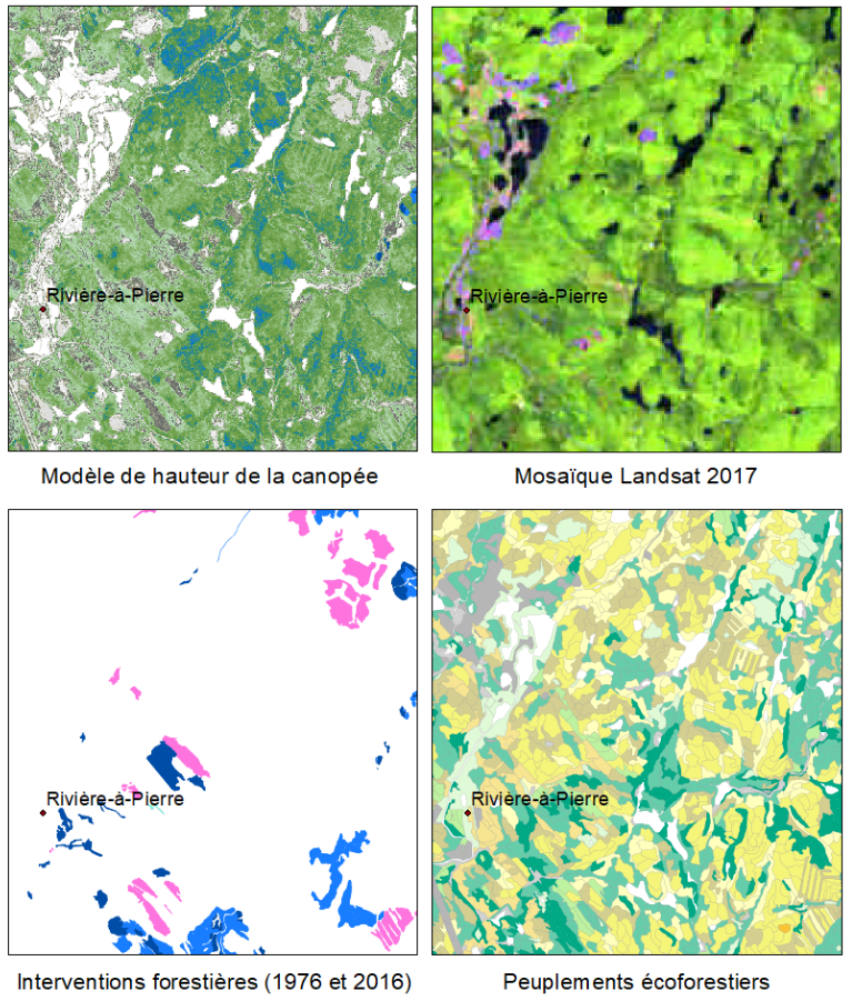 Produits dérivées du LiDAR